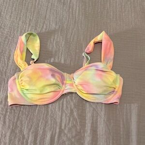 Wild Fable Pastel Tie-Dye Bikini Top